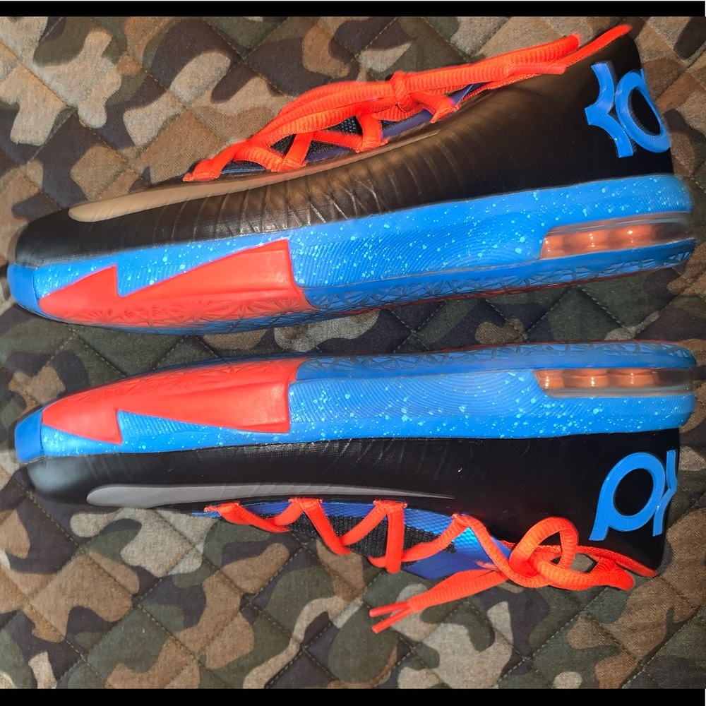 Nike KD 6 Away Black/Team Orange-Photo Blue